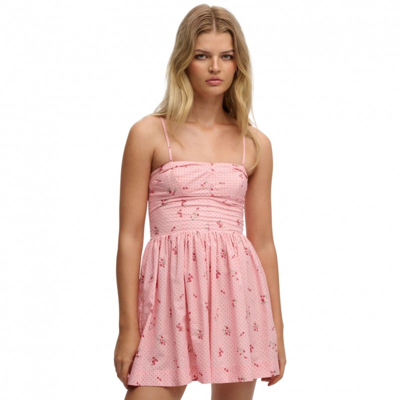 Dress mini all over print Pink Superdry