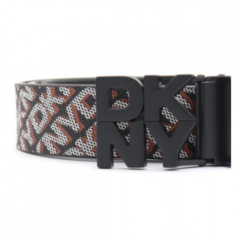 Belt all over logo Black DKNY
