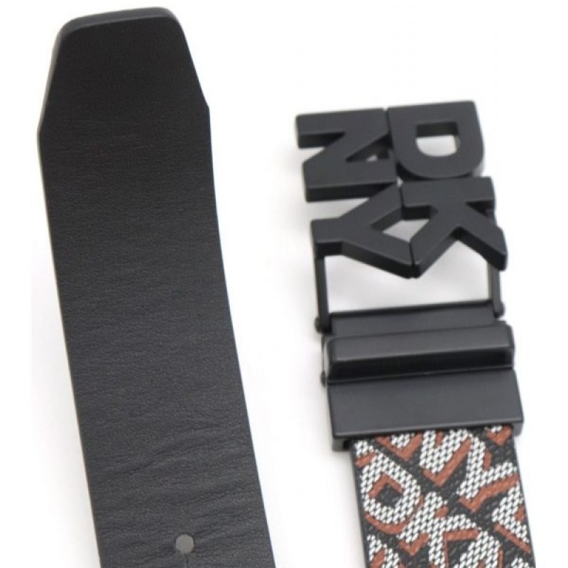 Belt all over logo Black DKNY
