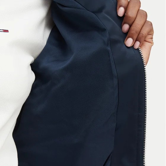 Jacket bomber tjw collar satin varsity Blue Tommy jeans