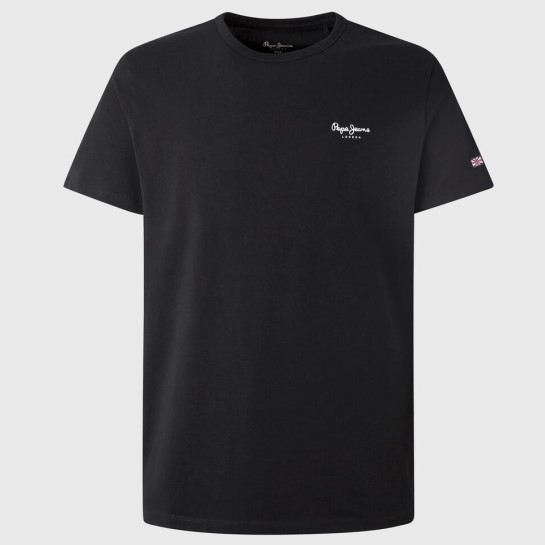 T-shirt original basic Black Pepe jeans
