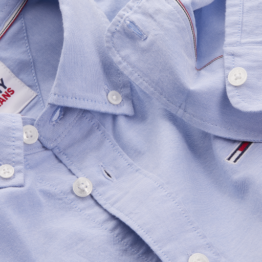 Shirt Slim Stretch Oxford Perfume Blue Tommy Jeans