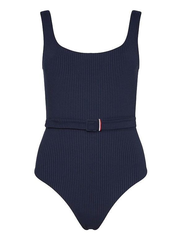 Ολόσωμο Μαγιό Scoop Back rib Desert Sky Tommy Hilfiger