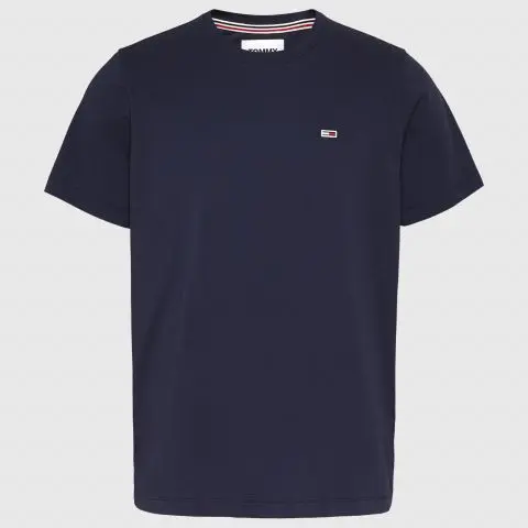 Μπλούζα με κοντό μανίκι TJM Classic Jersey C neck Twilight Navy Tommy Jeans