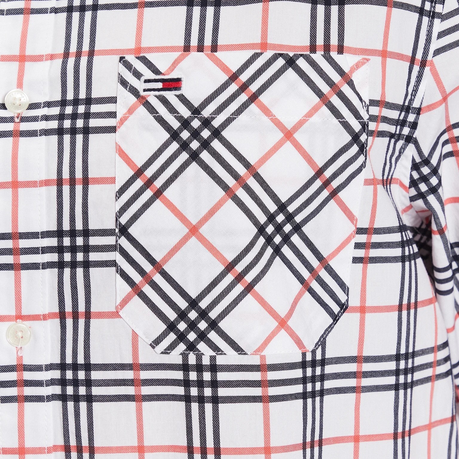 Πουκάμισο TJM CLSC Small Check White Tommy Jeans