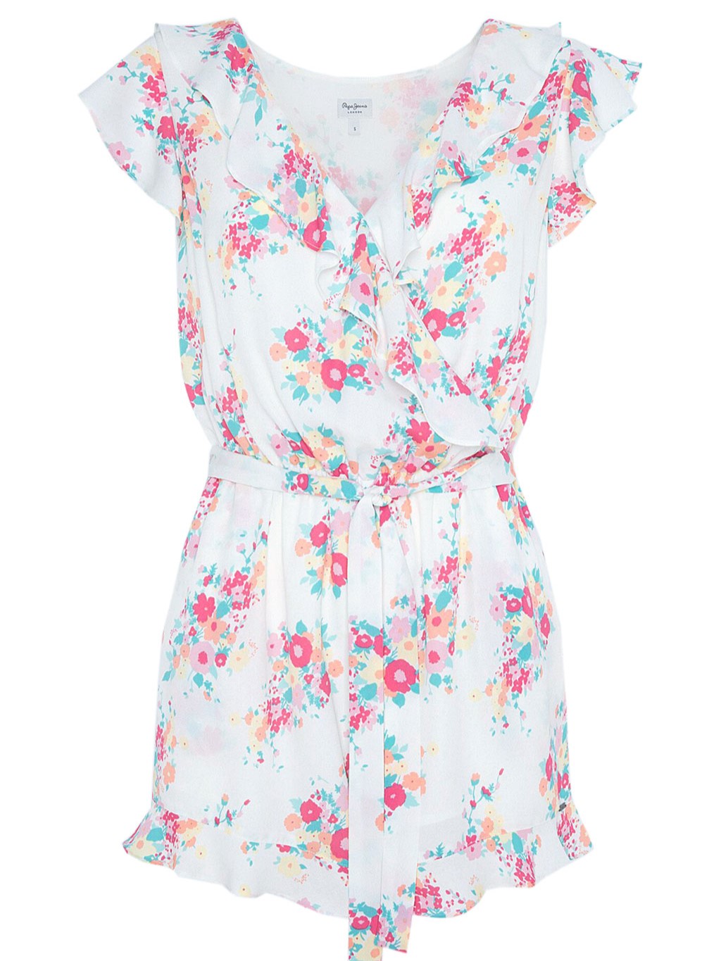 Sleeveless Playsuit Felicia Floral Pepe Jeans