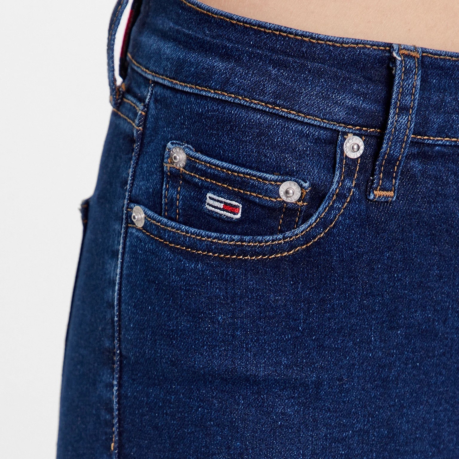 Παντελόνι Τζιν Nora Mid Rise Skinny CG4258 Denim Dark Tommy Jeans